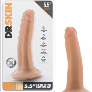 Consolador realístico Dr Skin de 14 cms / 5.5"