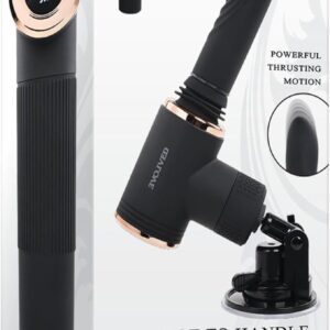 Vibrador y consolador con empuje y calor de 23 cms, con manos libres