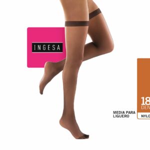 Medias para liguero / Negro, Blanco y Marron