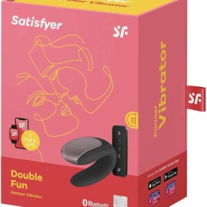 Vibrador Satisfyer "Double Fun" (Negro)