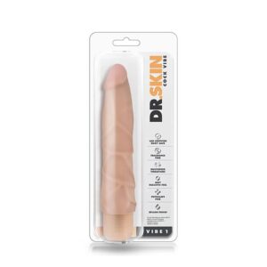 Consolador con vibracion Dr Skin cock Vibe 1 / 19,5 cms