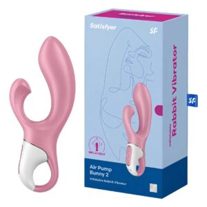 Vibrador Satisfyer que cambia de tamaño "Air Pump Bunny 2"