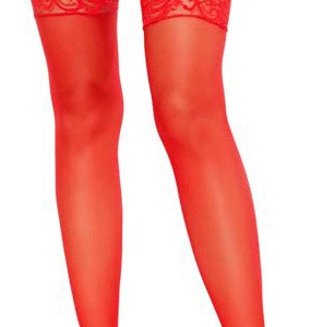 Medias Rojas Leg avenue  / Talla Unica
