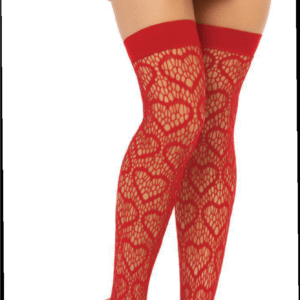Medias en malla Leg avenue - color rojo / Talla Unica