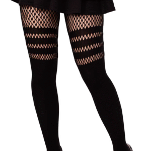 Medias Negras Leg avenue "Seamless Opaque" / Talla Unica