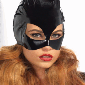 Mascara en vinilo de Gata Leg avenue