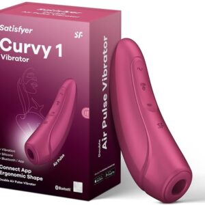 Succionador y vibrador Satisfyer Curvy 1 - Rojo