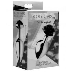 Plug Anal Black Rose (talla M)