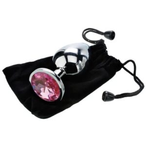 Plug anal de acero con Gema- Talla L
