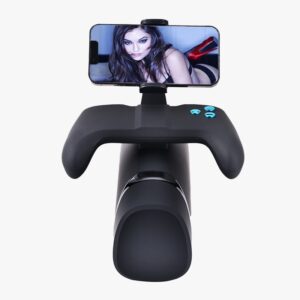 Masturbador con vibracion y soporte para interaccion Web