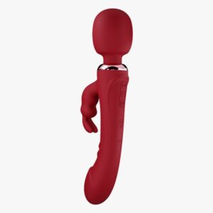 Vibrador tipo rabbit y Wand