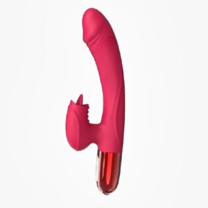 Vibrador para punto G con "calor"+ Lengua vibradora