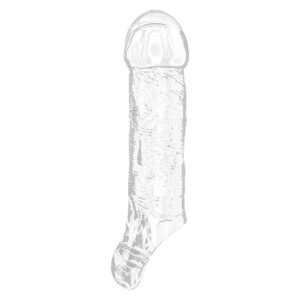 Extension para pene transparente para aumentar grosor