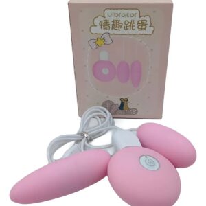 Huevo vibrador doble, con control