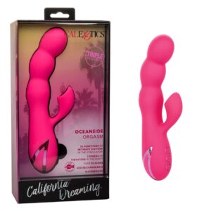 Vibrador con protuberancias para Punto G, con succionador